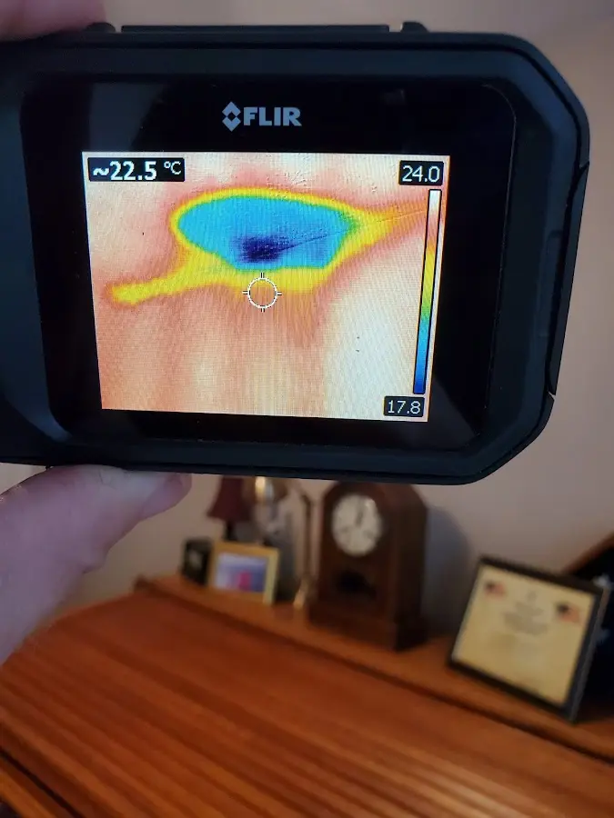 Thermal imaging inspection for water damage in Town of Pecos