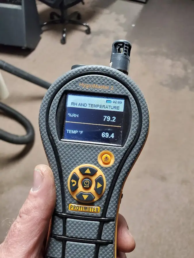 Moisture meter humidity assessment for Mold Remediation & Removal in Town of Pecos